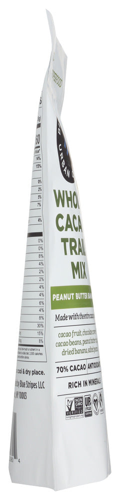 Blue Stripes: Trail Mix Peanut Butter Banana, 8 Oz