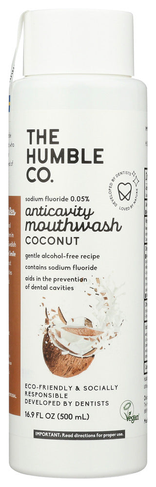 The Humble Co: Coconut Anticavity Mouthwash, 16.9 Fo