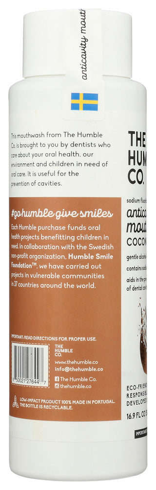 The Humble Co: Coconut Anticavity Mouthwash, 16.9 Fo