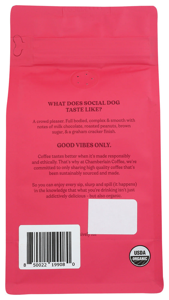 Chamberlain Coffee: Coffee Social Dog Blend, 12 Oz