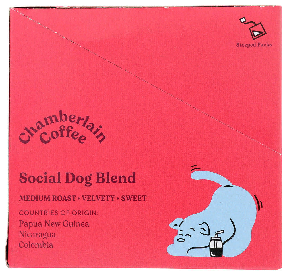 Chamberlain Coffee: Social Dog - Cold Brew Singles 10Pk, 5 Oz