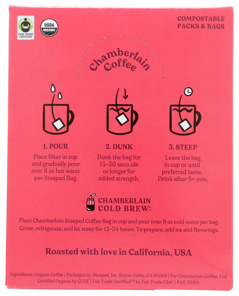 Chamberlain Coffee: Social Dog - Cold Brew Singles 10Pk, 5 Oz