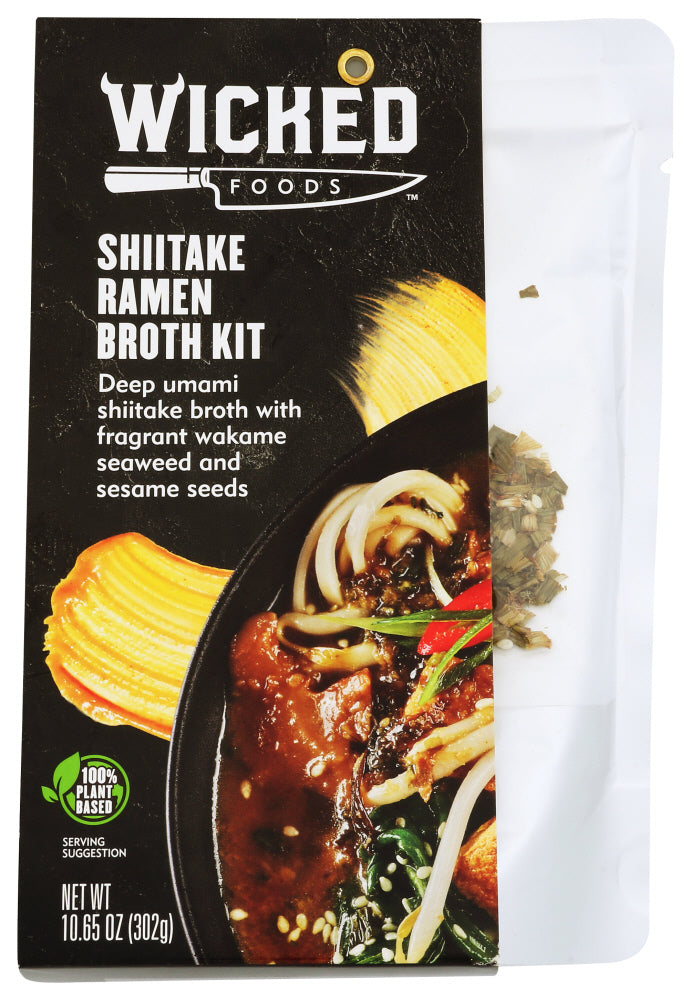 Wicked: Broth Ramen Kit Shitake, 10.65 Oz