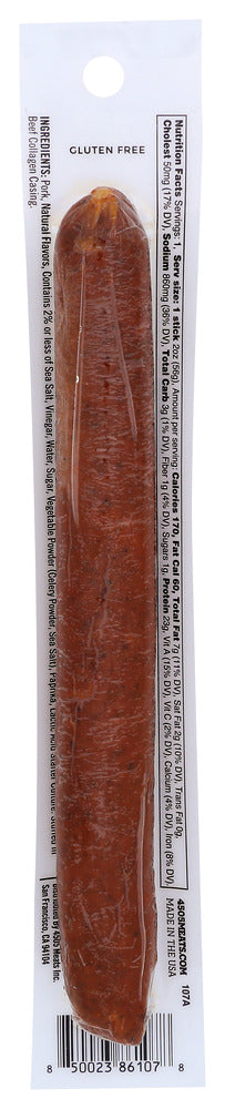 4505 Meats: Snack Sausage Link Hot, 2 Oz