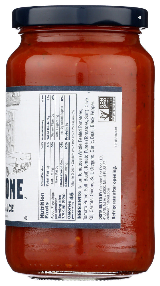 Carbone: Original Pizza Sauce, 14 Oz