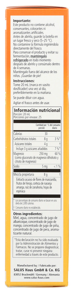 Salus: Magnesium Liquid Herbal And Mineral Supplement, 17 Fo