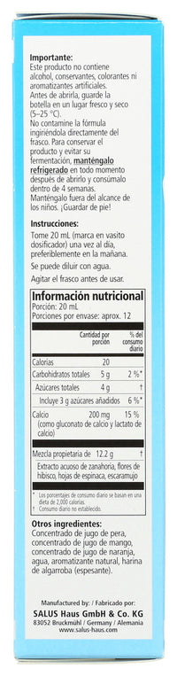 Salus: Calcium Liquid Herbal And Mineral Supplement, 8.5 Fo