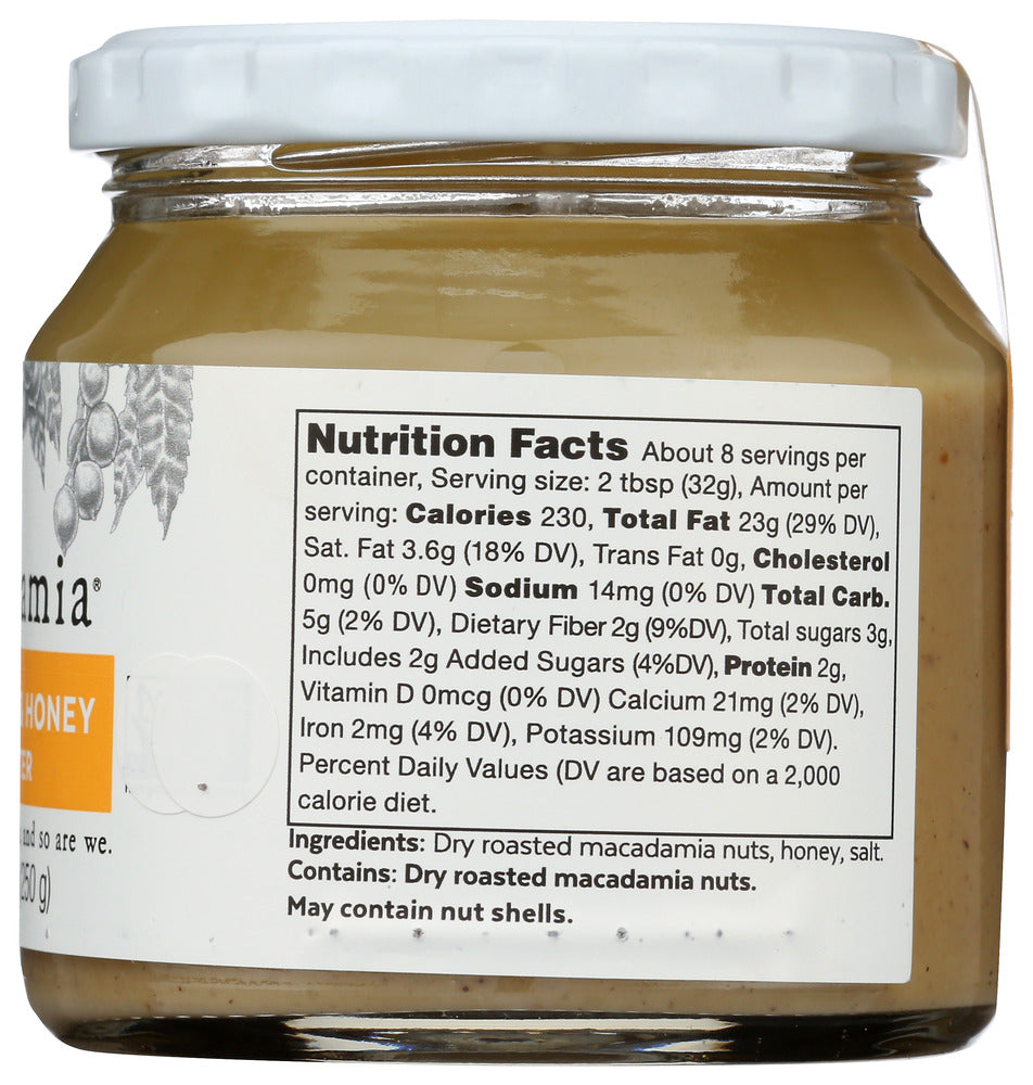 Milkadamia: Macadamia And Honey Nut Butter, 8.8 Oz