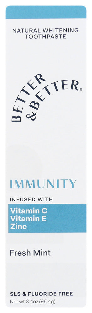 Better And Better: Toothpaste Immunity Sngl, 3.4 Oz