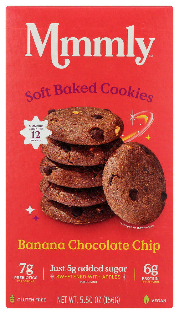 Mmmly: Banana Chocolate Chip Soft Cookie, 5.5 Oz