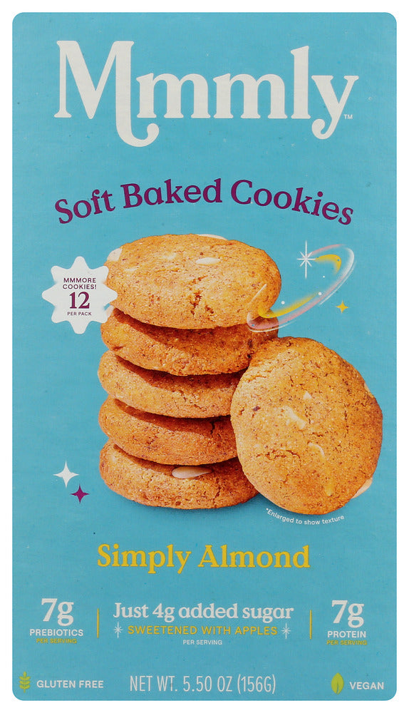 Mmmly: Simply Almond Soft Cookies, 5.5 Oz