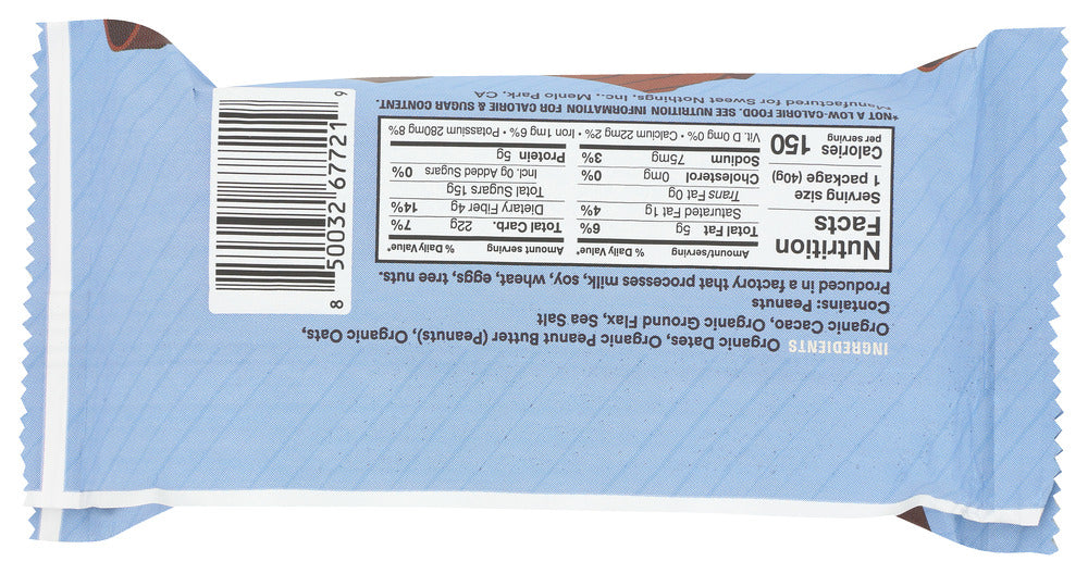 Sweet Nothings: Chocolate And Peanut Butter Bar, 1.4 Oz