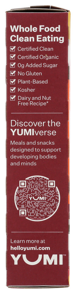 Yumi: Apple Cinnamon And Squash Organic Bar, 3.7 Oz