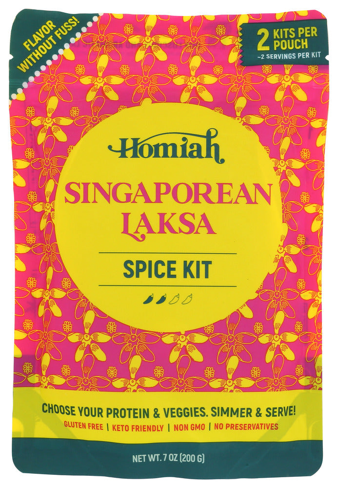 Homiah: Laksa Spice Kit, 7 Oz