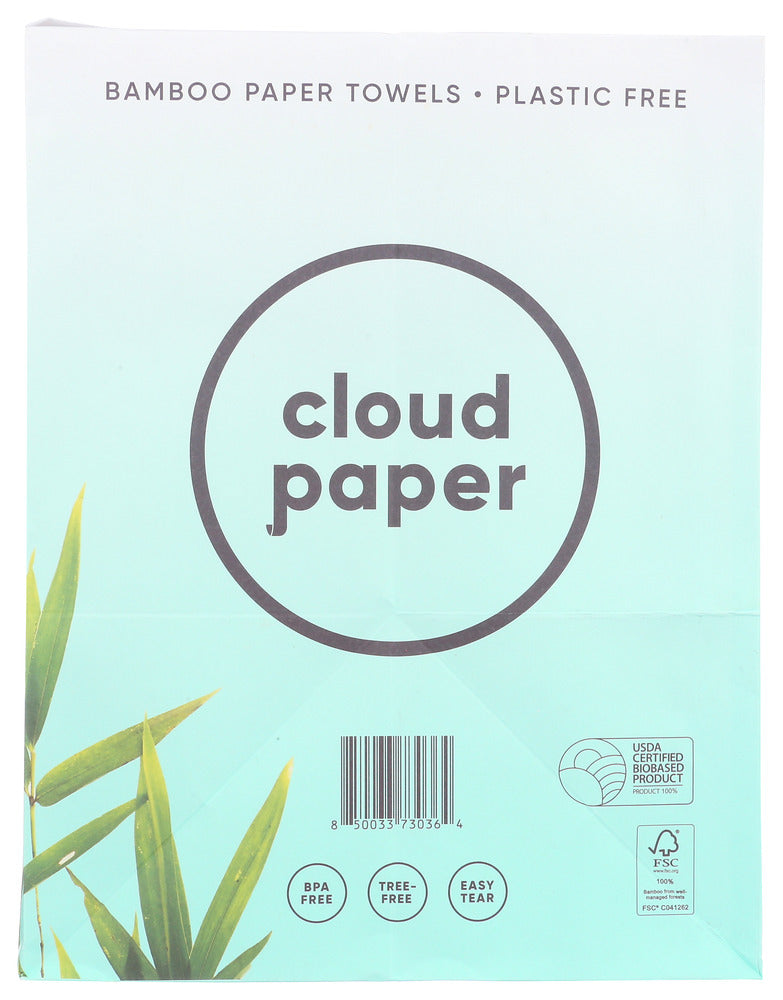 Cloud Paper: Towels Paper Bamboo 2Ply, 12 Pk