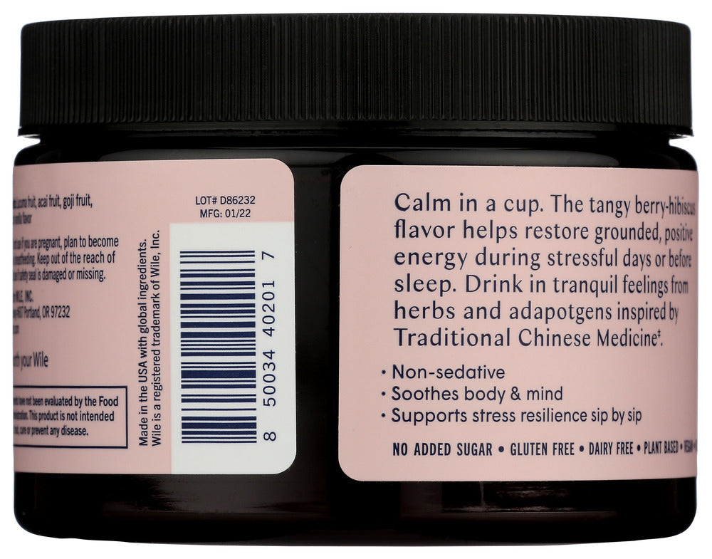 Wile: Calm And Collected Drink Mix, 3.03 Oz