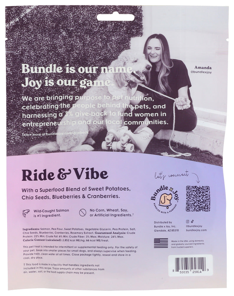 Bundle X Joy: Ride And Vibe Salmon Jerky Superfood Bars, 5 Oz