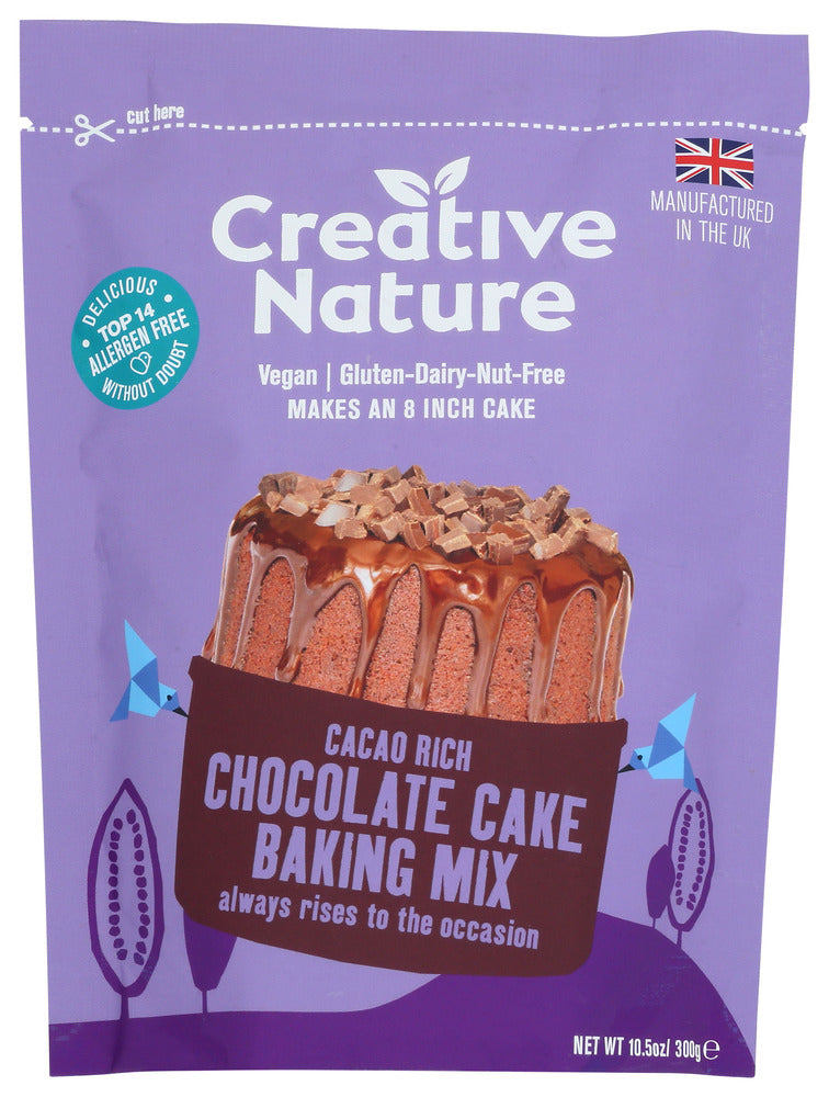 Creative Nature: Cacao Rich Chocolate Cake Baking Mix, 10.5 Oz