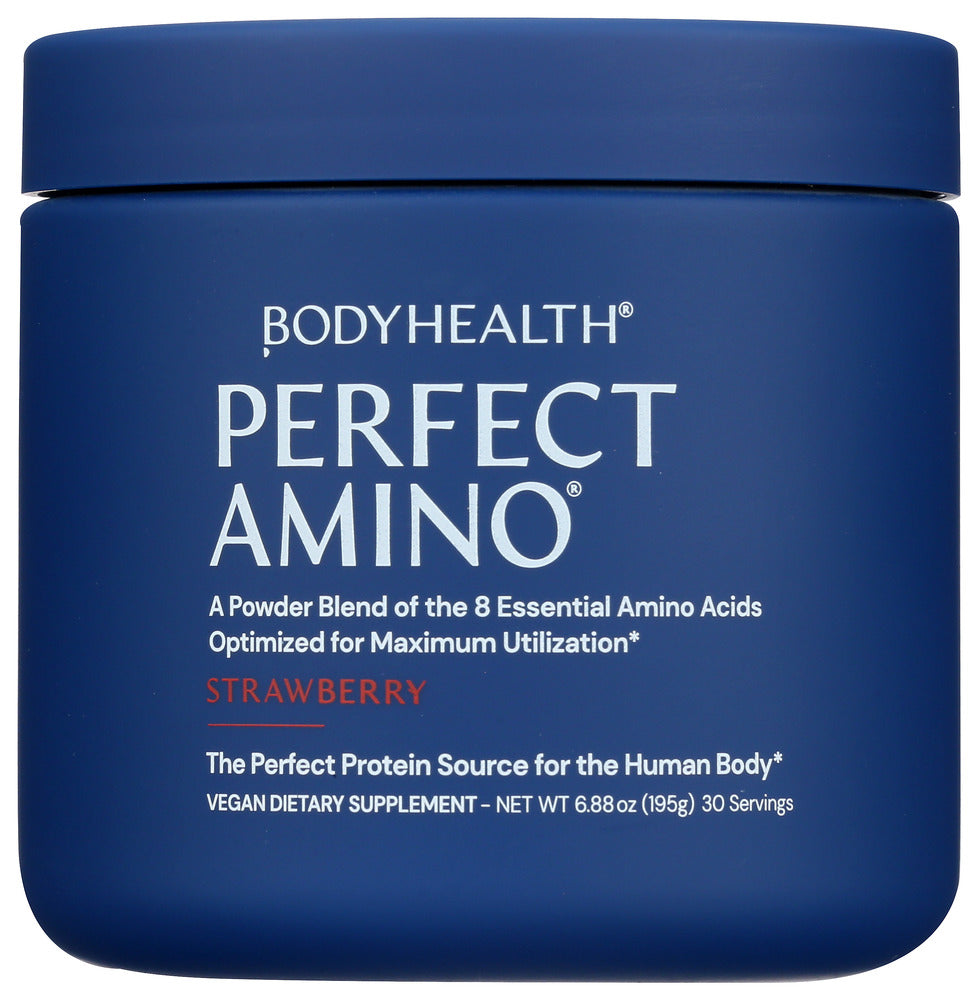 Body Health: Amino Powder Strawberry, 6.88 Oz