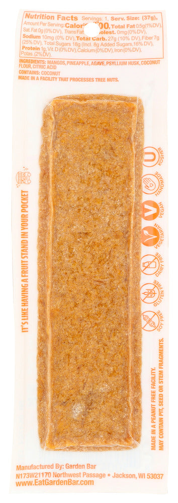 Garden Bar: Bar Fruit Mng Pnppl Snck, 1.31 Oz