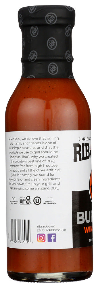 Rib Rack: Sauce Rib Buffalo Wing, 12 Oz