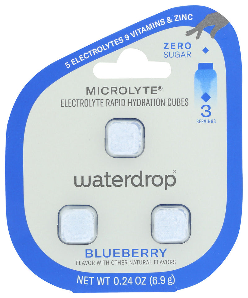 Waterdrop: Microlyte Blueberry 3Pk, 0.24 Oz