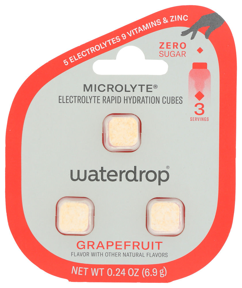 Waterdrop: Microlyte Grapefruit 3Pk, 0.24 Oz