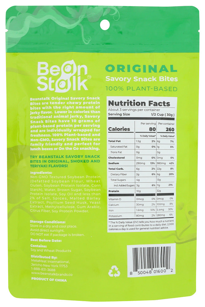 Beanstalk Brands: Original Savory Snack Bites, 3.5 Oz