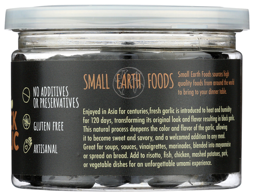 Small Earth Foods: Sea Salt Black Garlic Cloves, 5.29 Oz