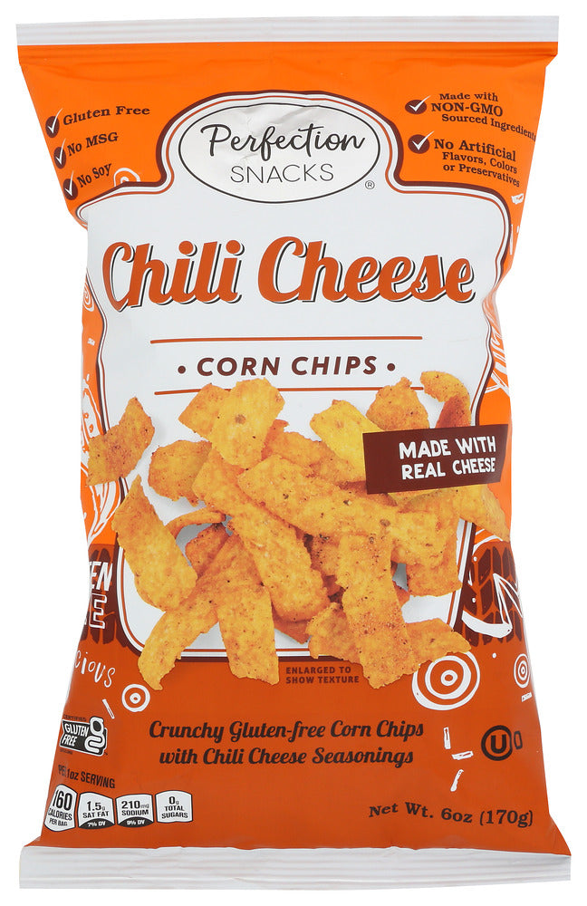 Perfection Snacks: Chili Cheese Corn Chips, 6 Oz