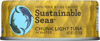 Sustainable Seas: Tuna Lt Chunk In Water, 5 Oz