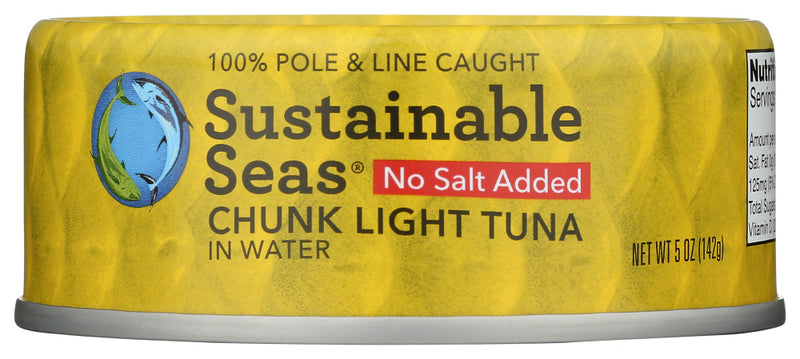 Sustainable Seas: Tuna Lt Chnk Watr No Salt, 5 Oz