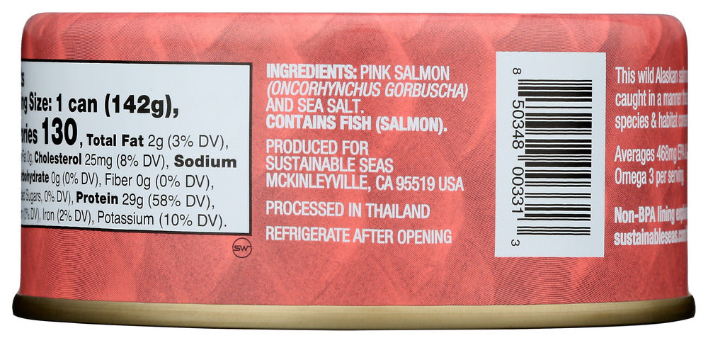 Sustainable Seas: Pink Salmon, 5 Oz