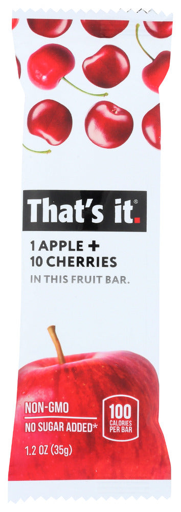 That's It: Apple + Cherries Fruit Bar, 1.2 Oz