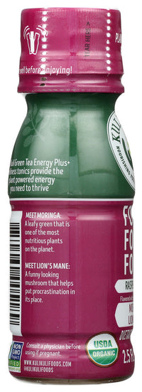 Kuli Kuli Mo: Moringa Green Energy Shot Raspberry, 2.5 Oz