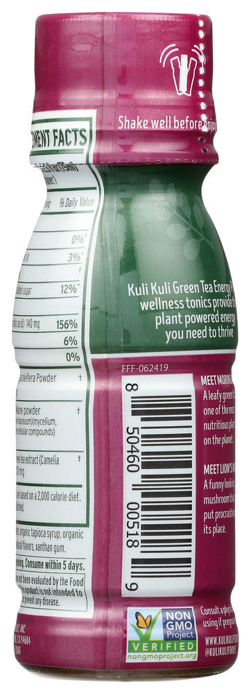 Kuli Kuli Mo: Moringa Green Energy Shot Raspberry, 2.5 Oz