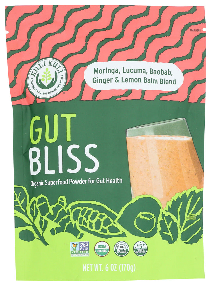 Kuli Kuli Mo: Gut Bliss Superfood Blend, 6 Oz