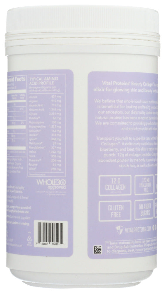 Vital Proteins: Collagen Beaty Lvndr Lmn, 9 Oz