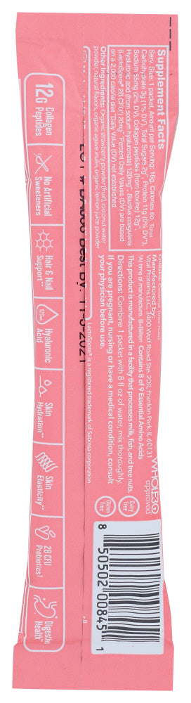 Vital Proteins: Beauty Collagen Strawberry Lemon Stick, 16 Gm