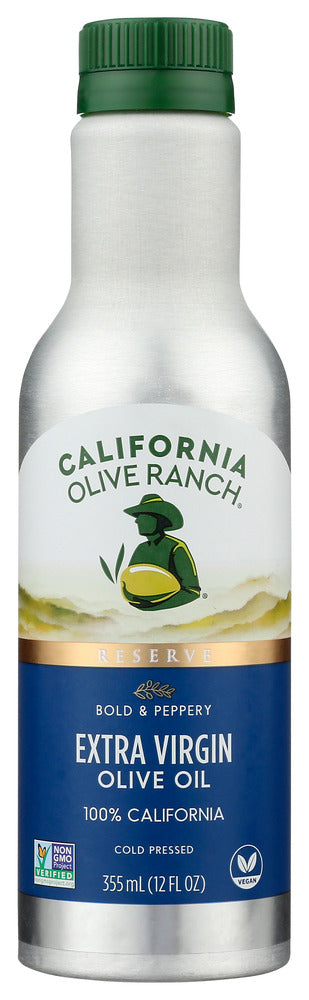 California Olive Ranch: Reserve Bold And Peppery Olive Oil Aluminum, 12 Fo