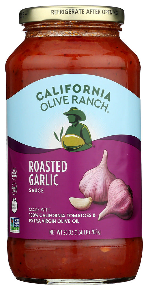 California Olive Ranch: Sauce Pasta Rstd Garlic, 25 Oz