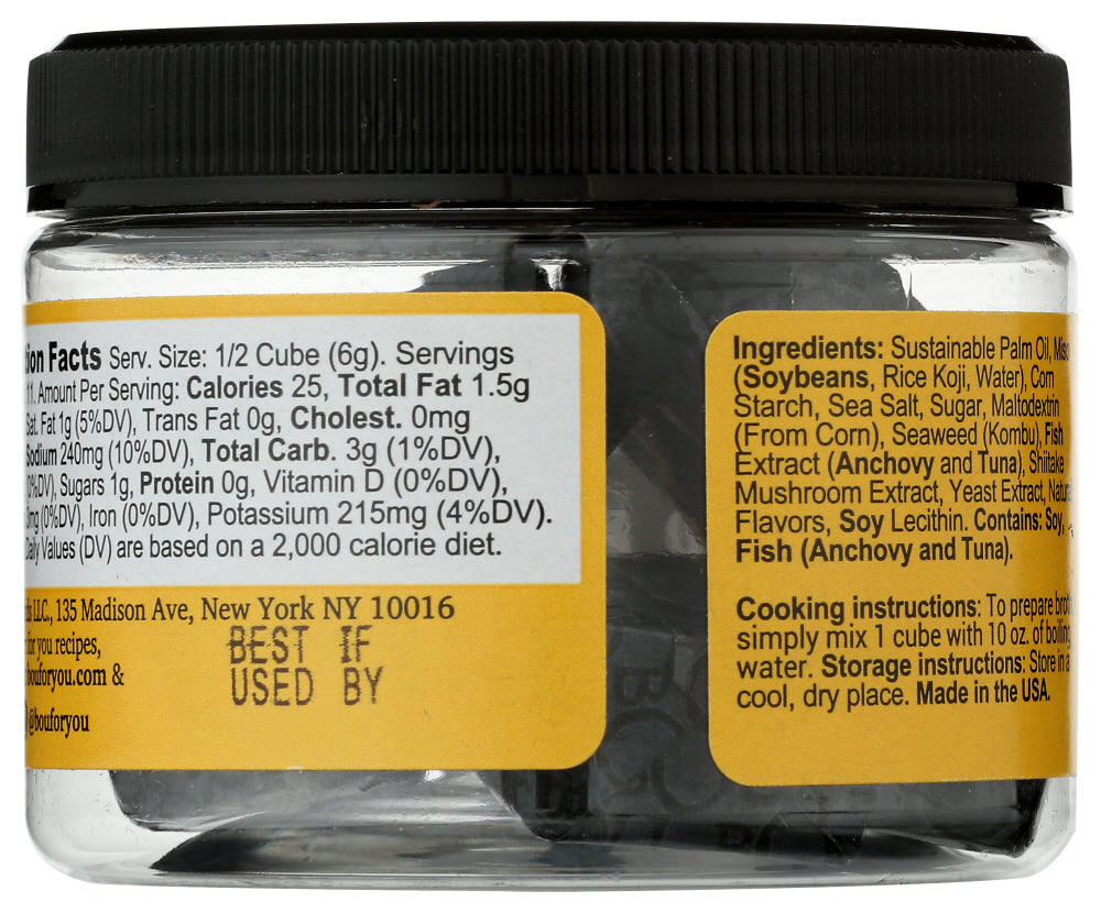 Bou Brands: Broth Cube Miso Ginger, 2.53 Oz