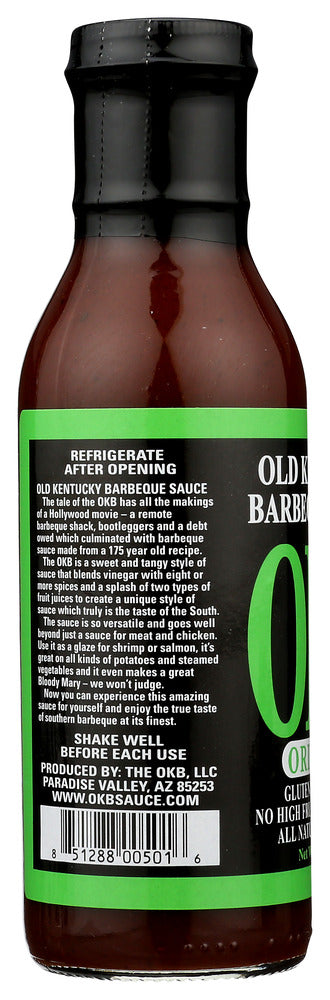 The Okb: Original Bbq Sauce, 14 Oz