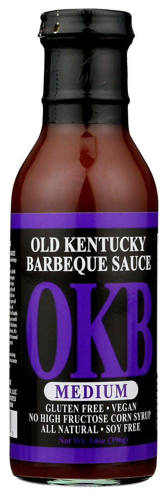 The Okb: Medium Bbq Sauce, 14 Oz