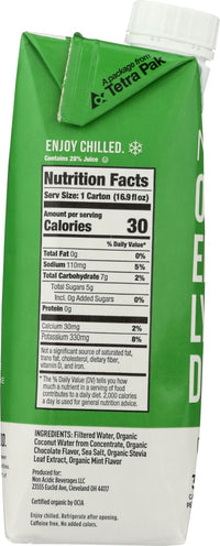 Nooma: Organic Sports Drinks Chocolate Mint, 16.9 Oz