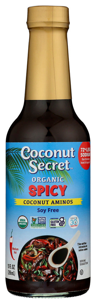 Coconut Secret: Aminos Coconut Spicy Org, 10 Oz