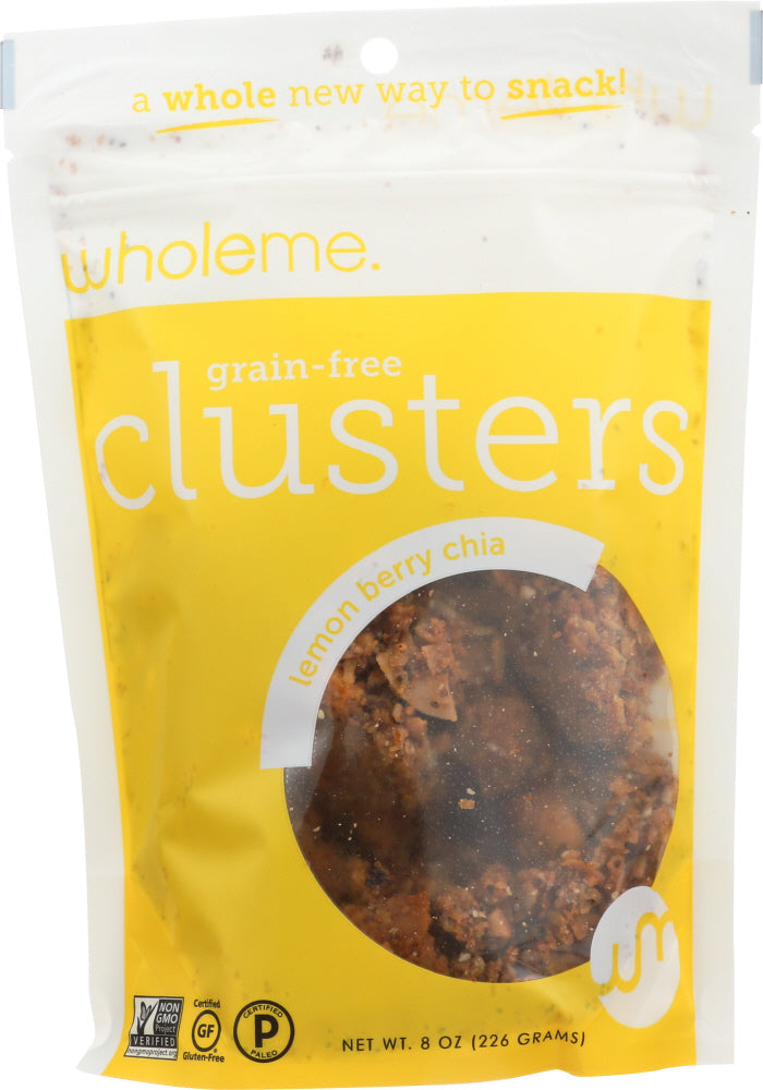 Wholeme: Lemon Berry Chia Grain Free Clusters, 8 Oz