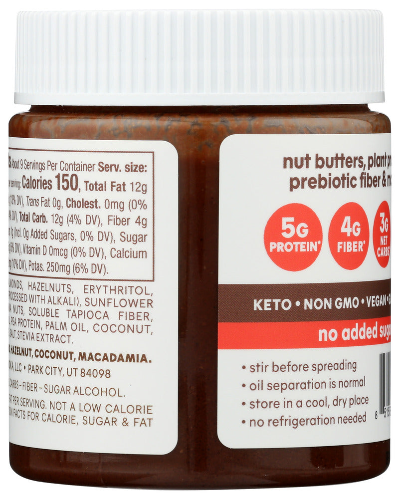 Noka: Superfood Chocolate Hazelnut Nut Butter Jars, 10 Oz