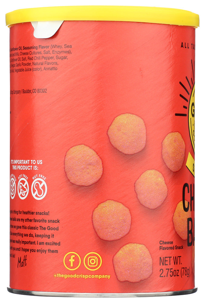 The Good Crisp Company: Spicy Cheese Balls, 2.75 Oz