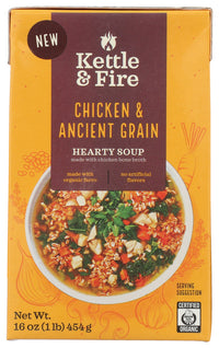 Kettle And Fire: Soup Chicken And Ancient Grain, 16 Oz